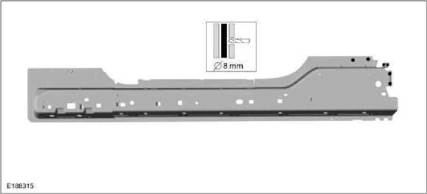 Rocker Panel Inner Reinforcement — original illustration 1, reference 2331