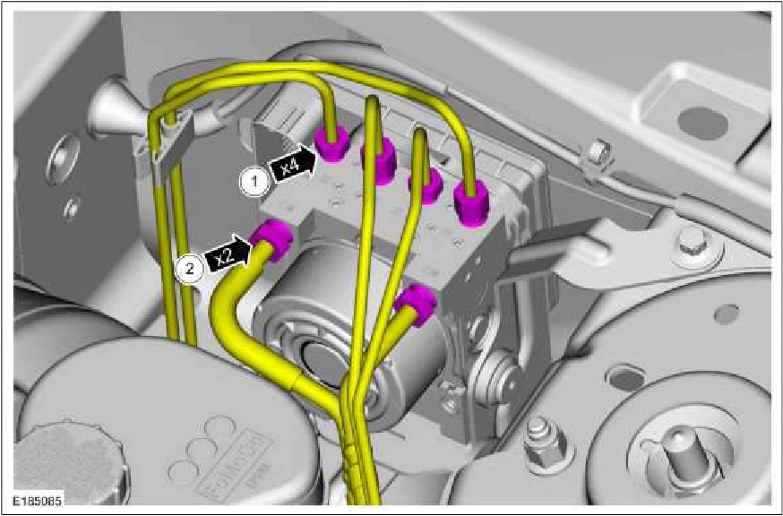 Hydraulic Control Unit (HCU) — original illustration 1, reference 3011