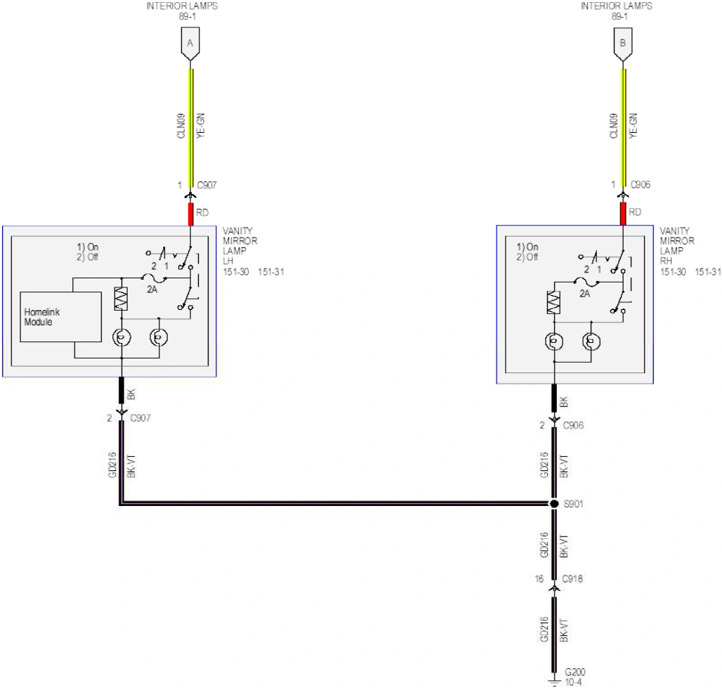 Wiring — original illustration 1, reference 6438