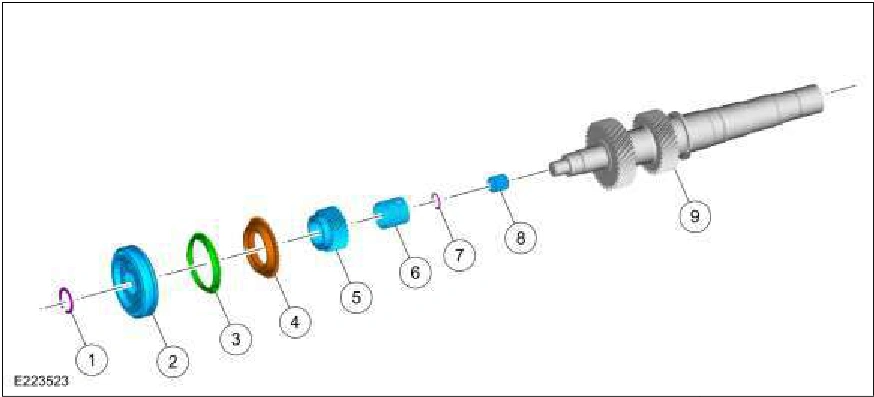 308-03A Manual Transmission - 6-Speed Manual Transmission -MT82 — original illustration 1, reference 3046