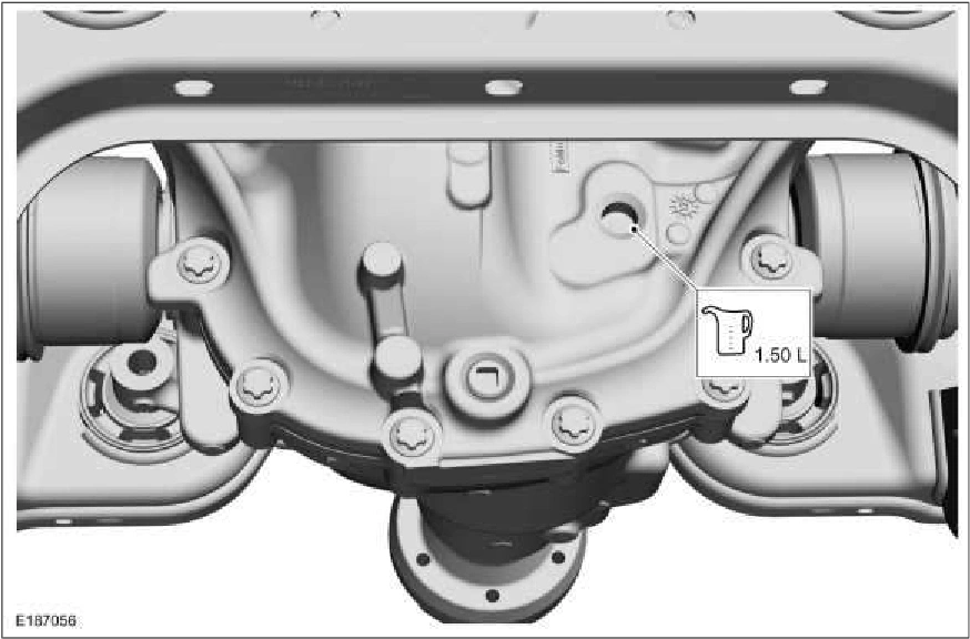 Axle and Differential Draining and Filling — original illustration 2, reference 2686