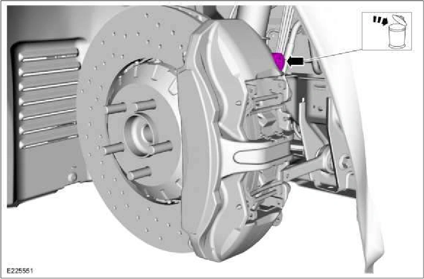 Brake Pads - Vehicles With: SVT Performance Package — original illustration 1, reference 2832