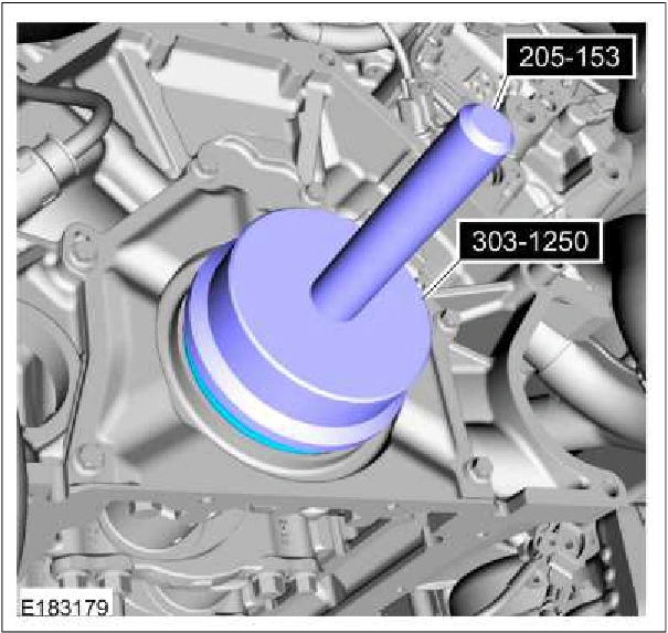 Crankshaft Rear Seal with Retainer Plate — original illustration 2, reference 177