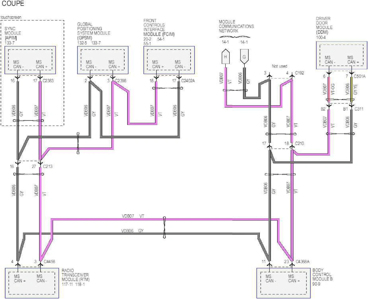 Wiring — original illustration 1, reference 6304