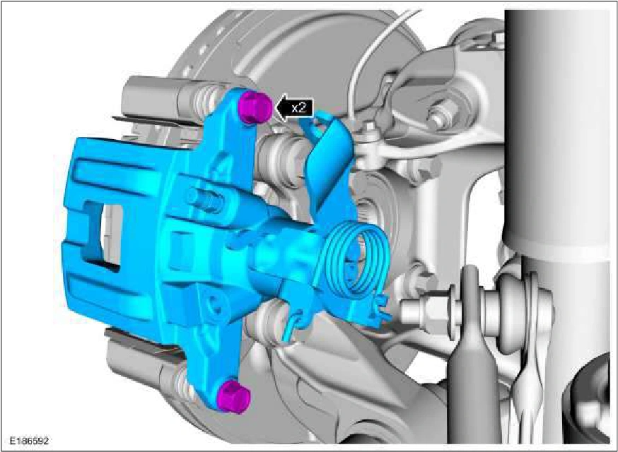 Brake Caliper — original illustration 1, reference 2842
