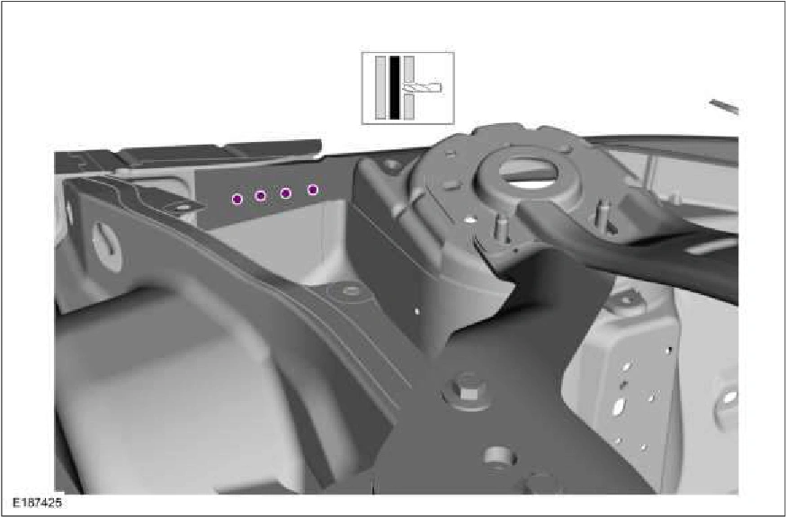 Fender Apron Panel Reinforcement — original illustration 2, reference 2243