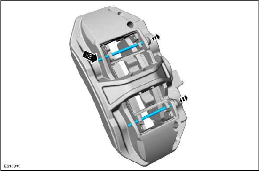 Brake Caliper - Vehicles With: SVT Performance Package — original illustration 2, reference 2827