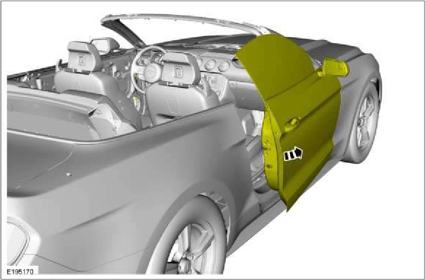 Rear Quarter Window Glass Adjustment - Convertible — original illustration 1, reference 1279