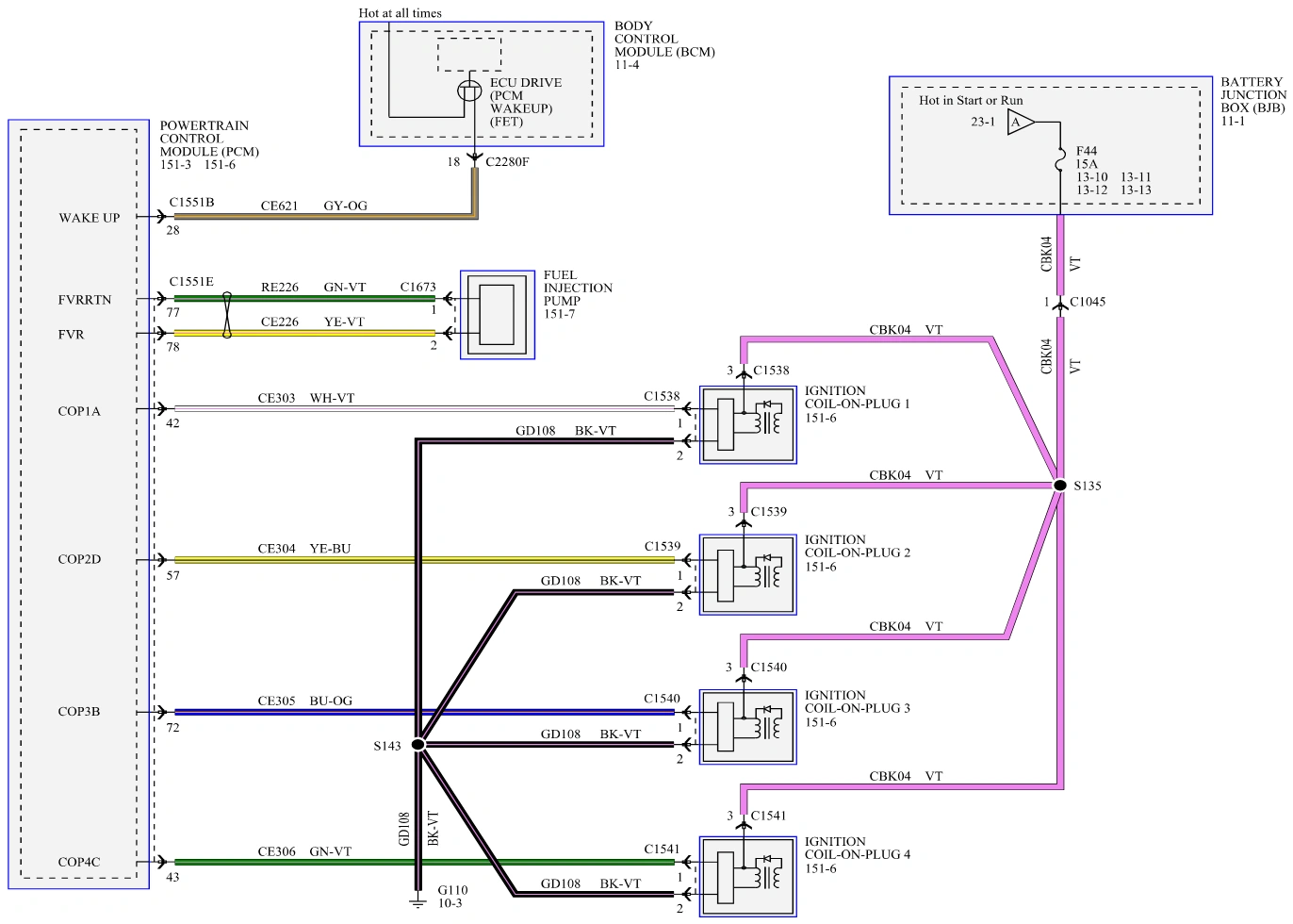 Original vector wiring diagram · source reference 6313