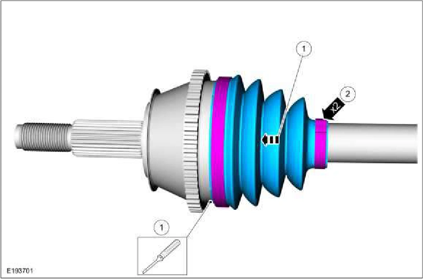 Outer Constant Velocity (CV) Joint Boot — original illustration 2, reference 2772