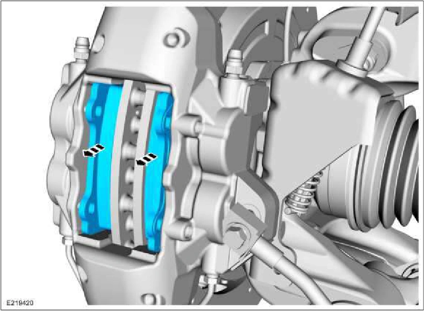 Brake Pads - Vehicles With: SVT Performance Package — original illustration 2, reference 2860