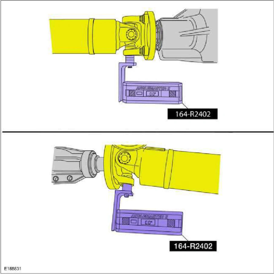 Driveshaft Angle Measurement — original illustration 1, reference 2645
