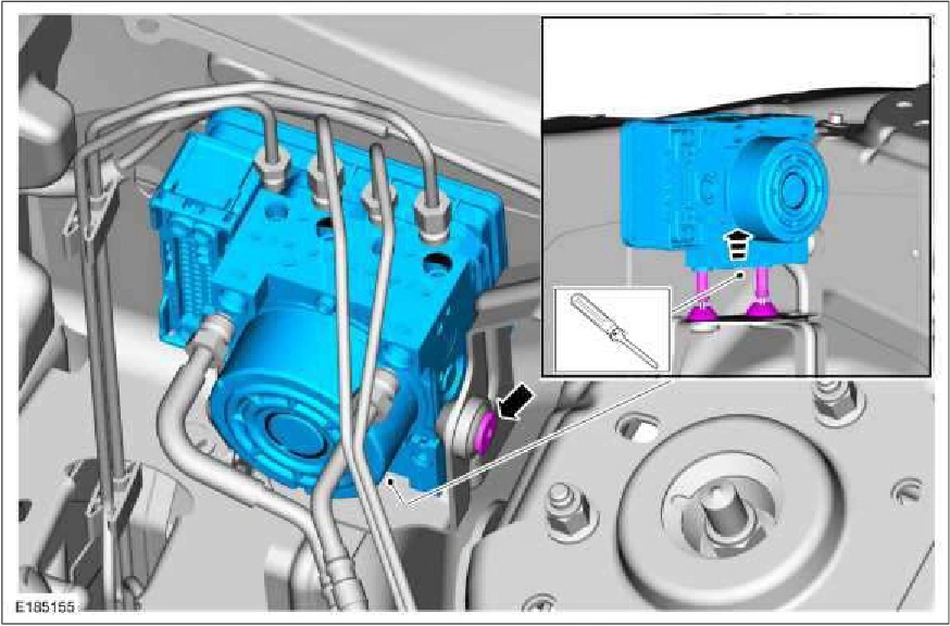 Hydraulic Control Unit (HCU) — original illustration 2, reference 3011