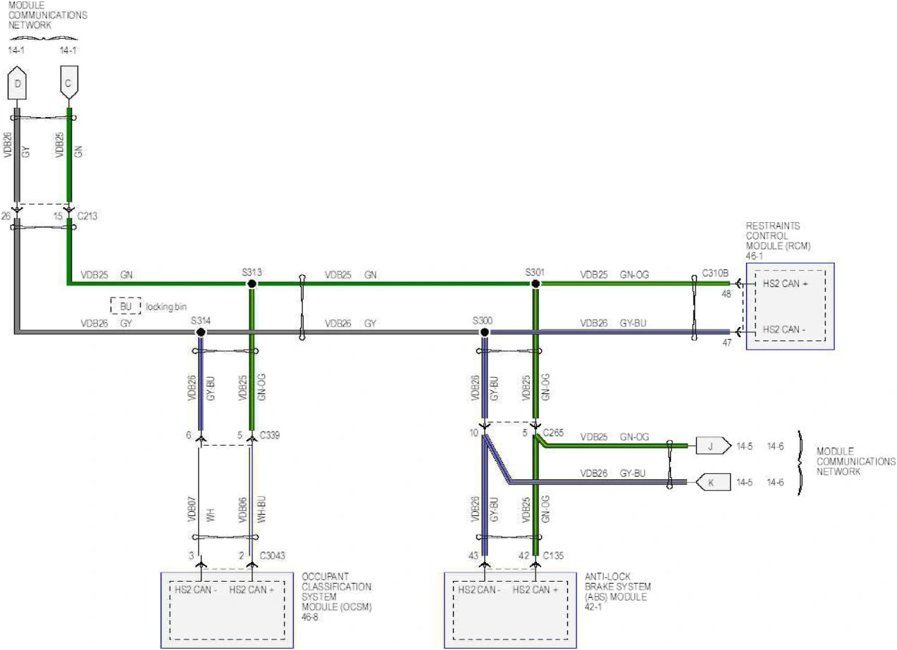 Wiring — original illustration 1, reference 6299