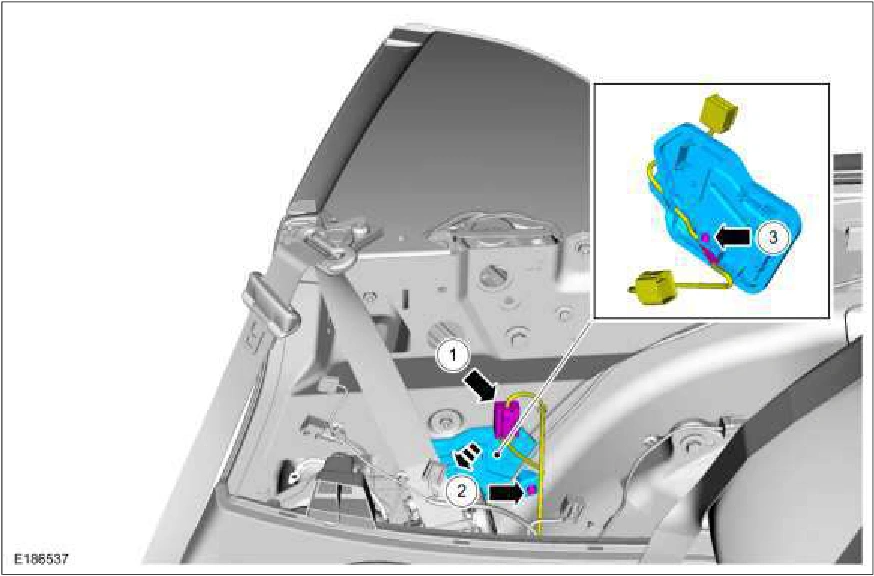 Rear Quarter Window Regulator - Convertible — original illustration 1, reference 1298