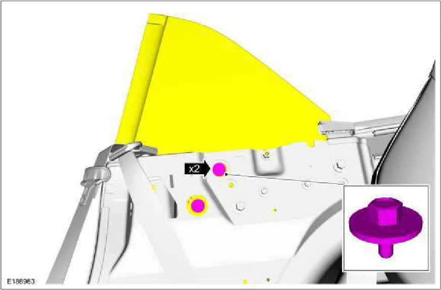 Rear Quarter Window Glass Adjustment - Convertible — original illustration 1, reference 1281