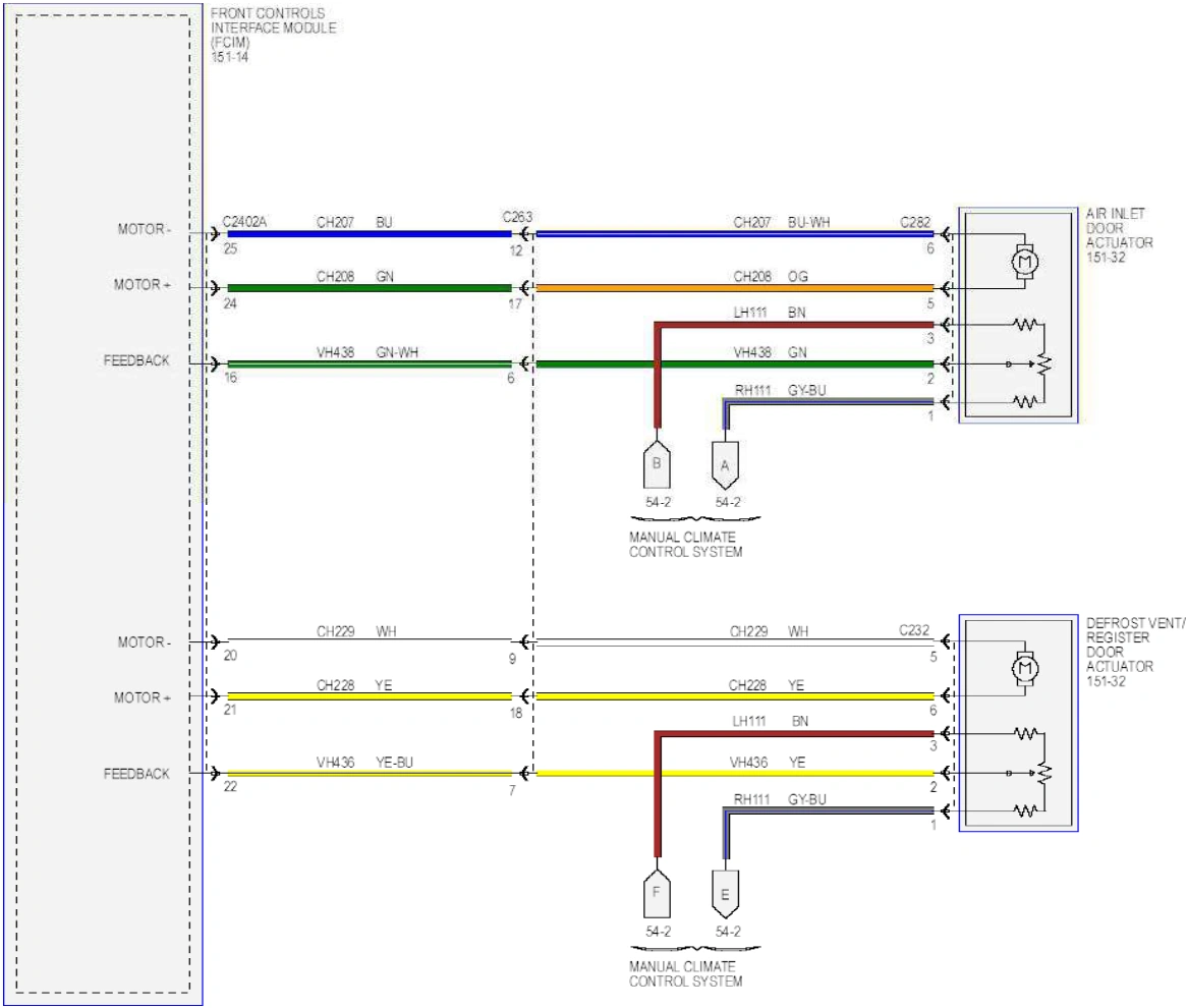 Wiring — original illustration 1, reference 6399