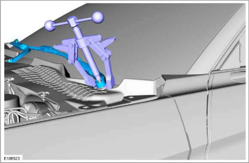 Windshield Wiper Pivot Arm - LHD — original illustration 2, reference 1509