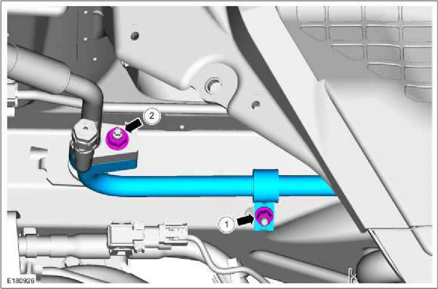 Evaporator Outlet Line - 2.3L EcoBoost (201kW/273PS) — original illustration 1, reference 3784
