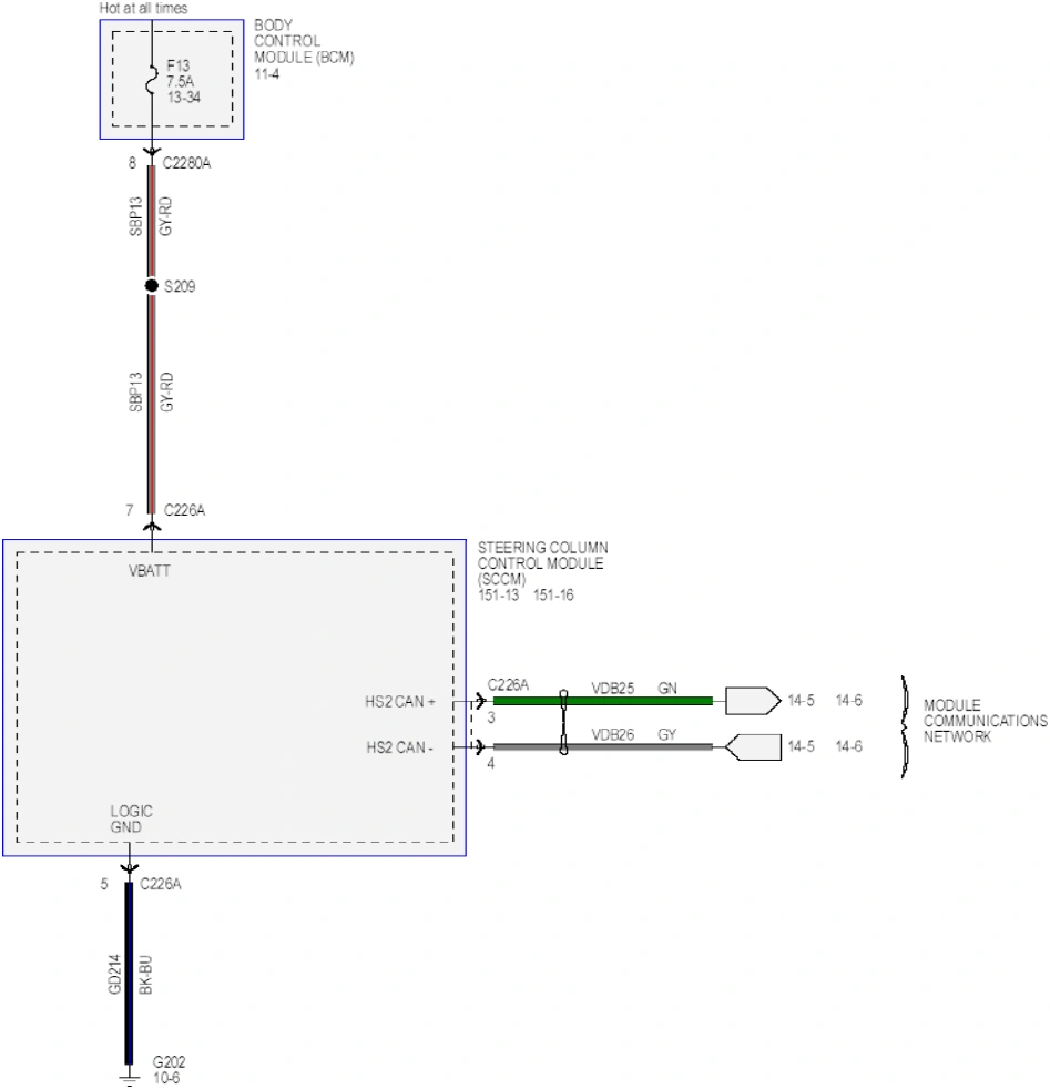 Wiring — original illustration 1, reference 6375