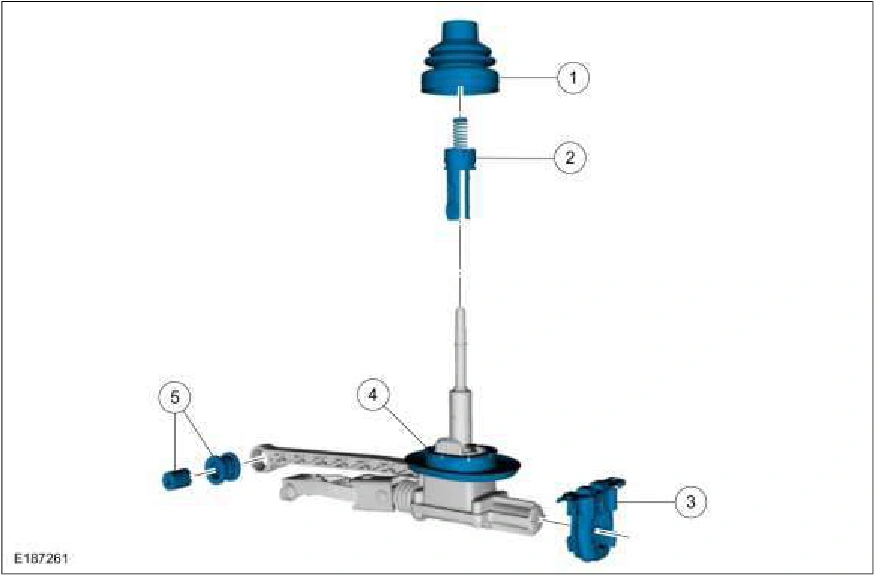 308-06A Manual Transmission External Controls - 6-Speed ManualTransmission - MT82 — original illustration 2, reference 3162