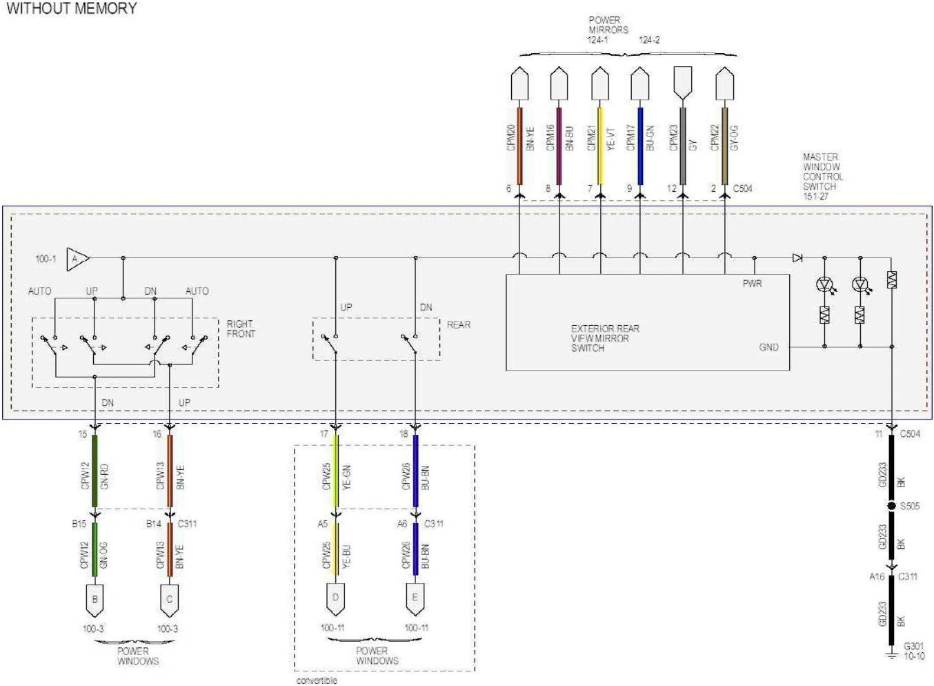 Wiring — original illustration 1, reference 6466