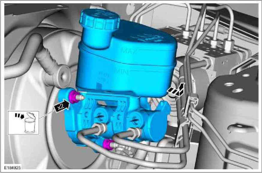 Brake Master Cylinder — original illustration 2, reference 2901
