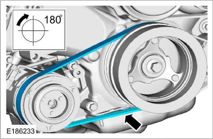 303-05C Accessory Drive - 5.0L — original illustration 2, reference 664