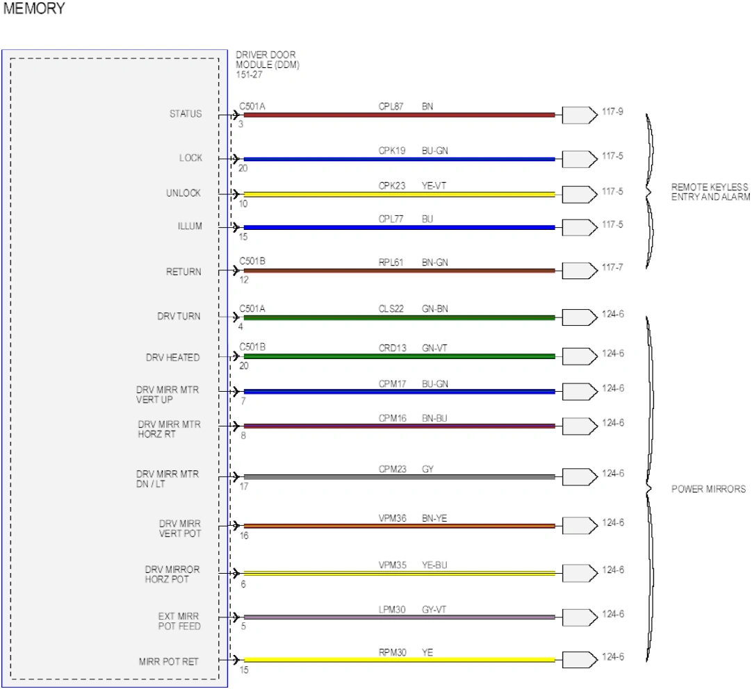Wiring — original illustration 1, reference 6471
