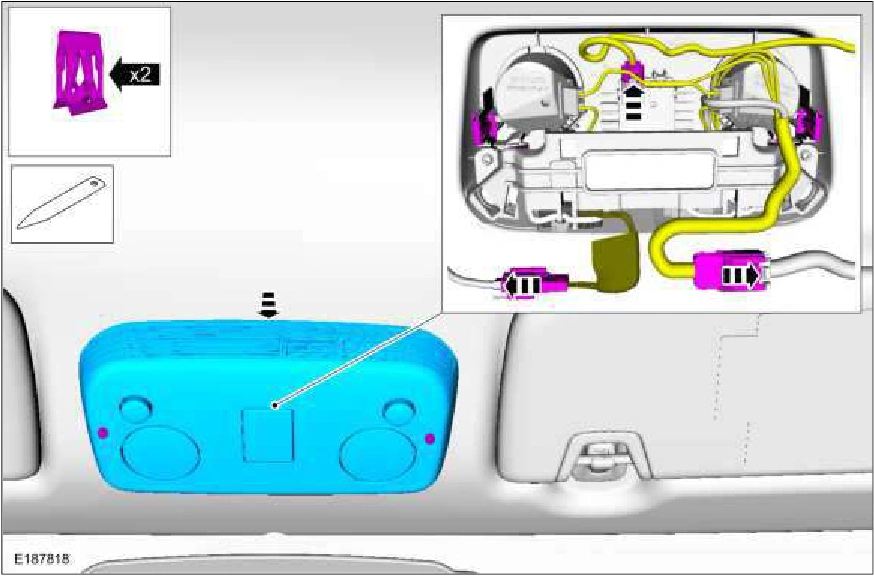 Overhead Console — original illustration 1, reference 1355