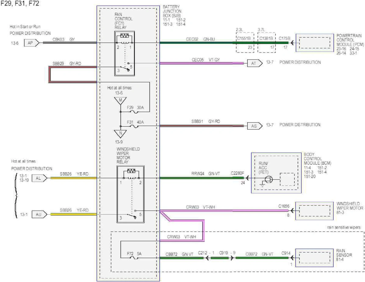 Wiring — original illustration 1, reference 6264