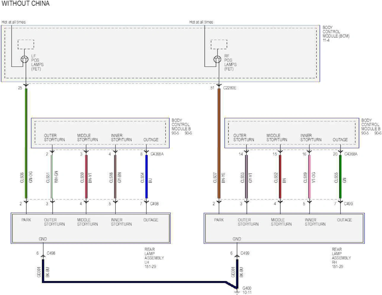 Wiring — original illustration 1, reference 6460