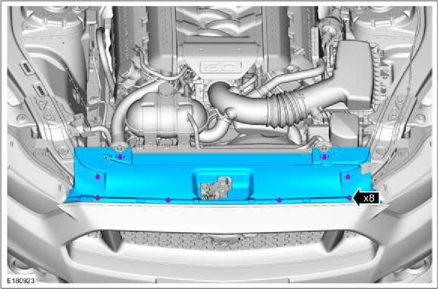 Condenser - 5.2L 32V Ti-VCT — original illustration 1, reference 3747