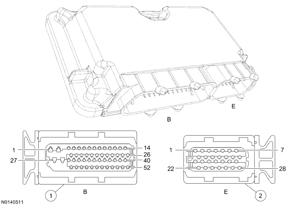 Powertrain Control-Emissions Diagnosis — original illustration 1, reference 4654