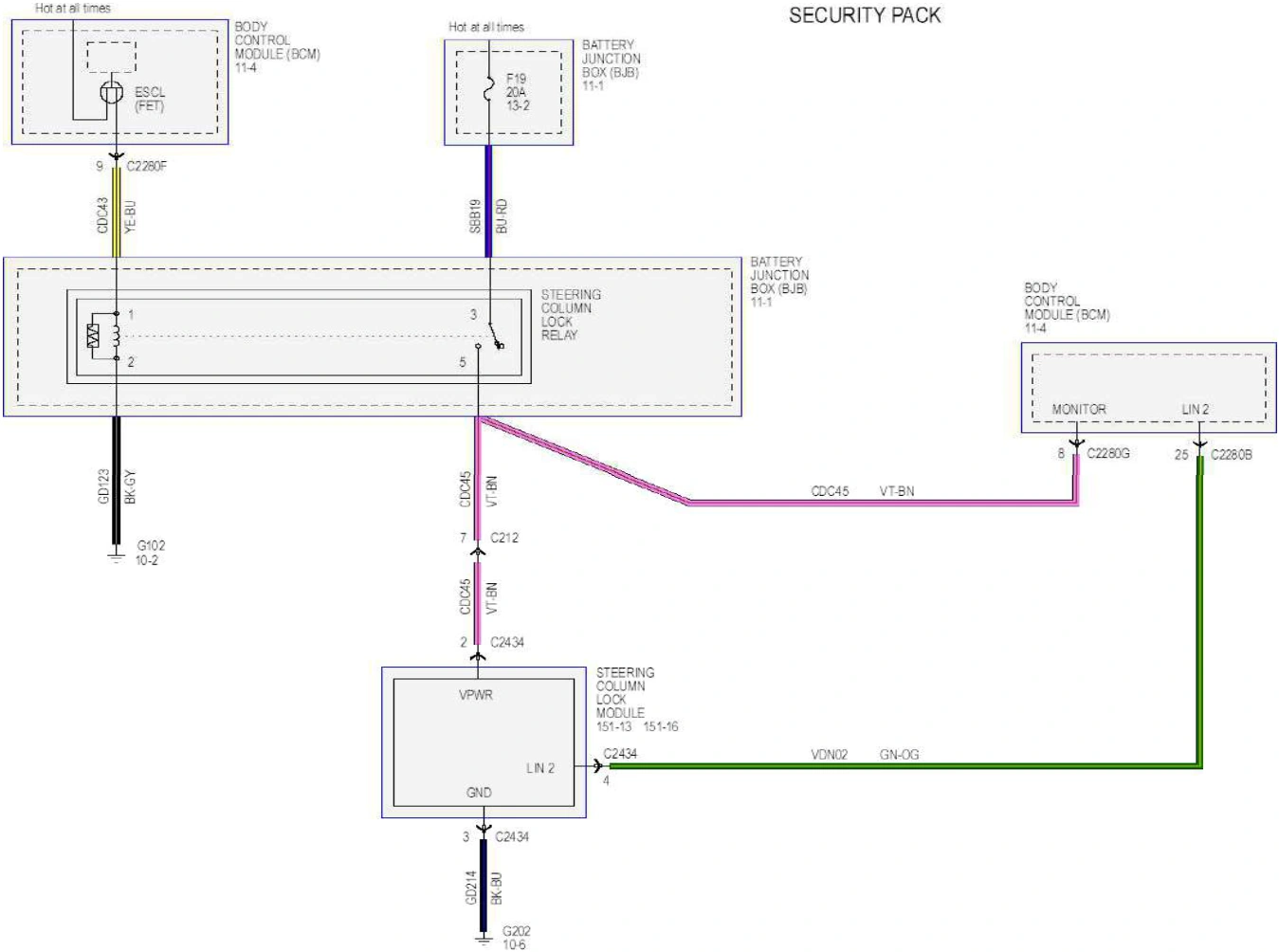 Wiring — original illustration 1, reference 6481