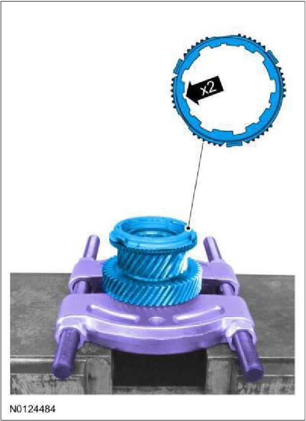 308-03A Manual Transmission - 6-Speed Manual Transmission -MT82 — original illustration 2, reference 3105