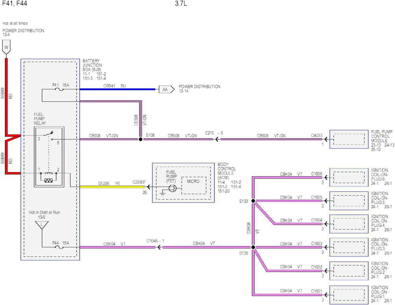 Wiring — original illustration 1, reference 6267