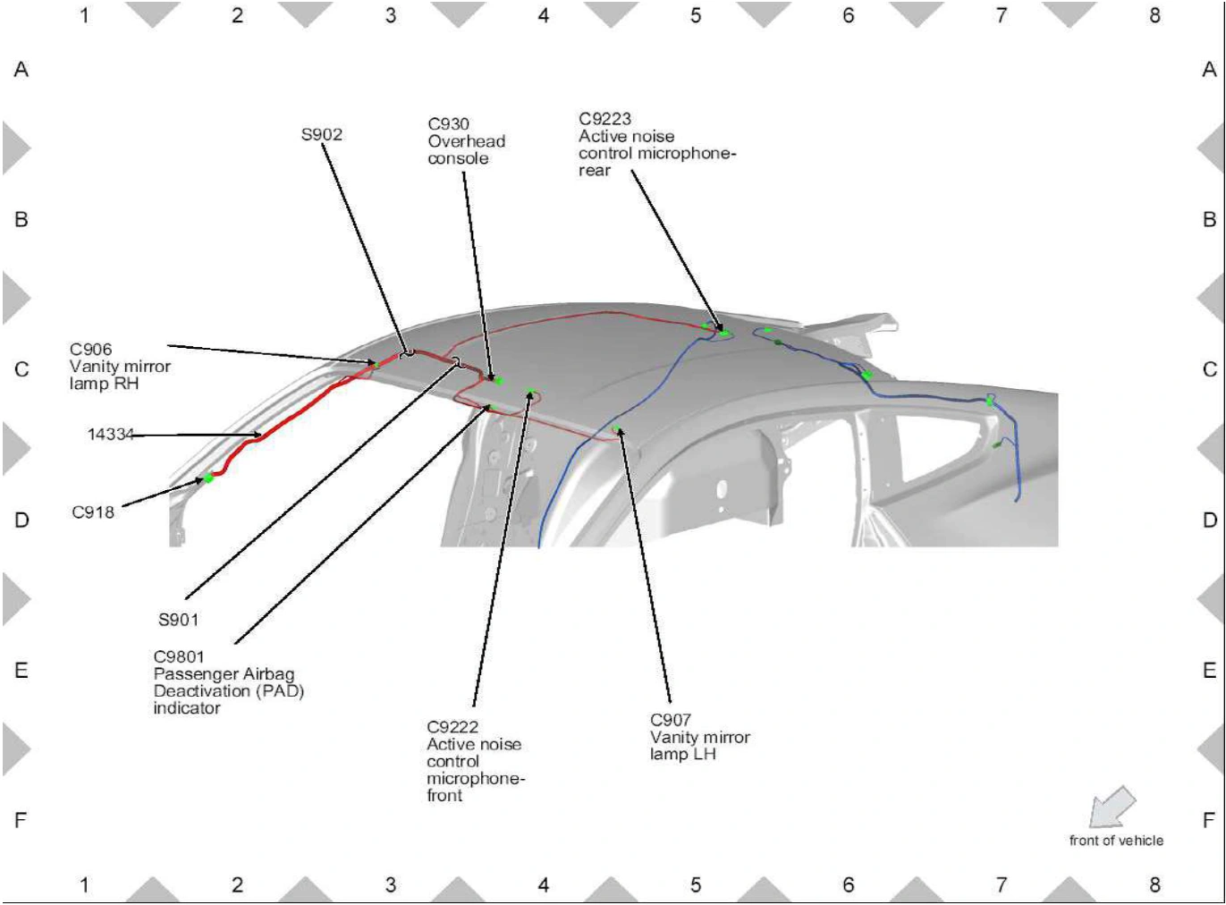 Wiring — original illustration 1, reference 6594