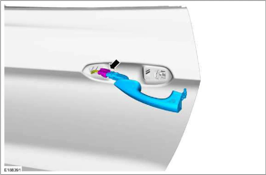 Exterior Front Door Handle — original illustration 1, reference 1434