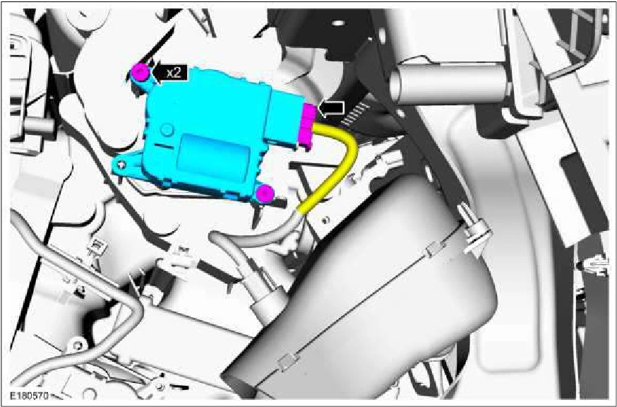 Air Distribution Door Actuator — original illustration 1, reference 3689