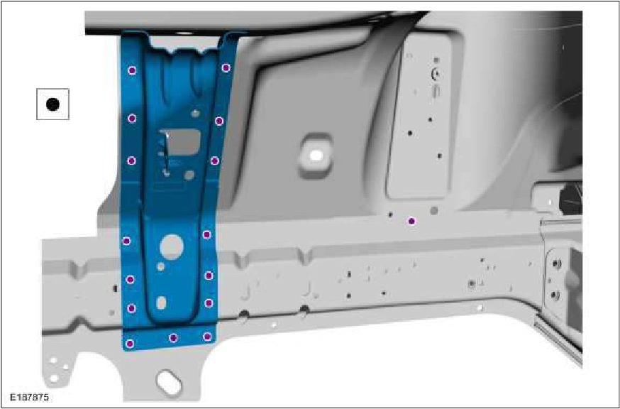 Front Side Member and Fender Apron Panel LH — original illustration 1, reference 2260