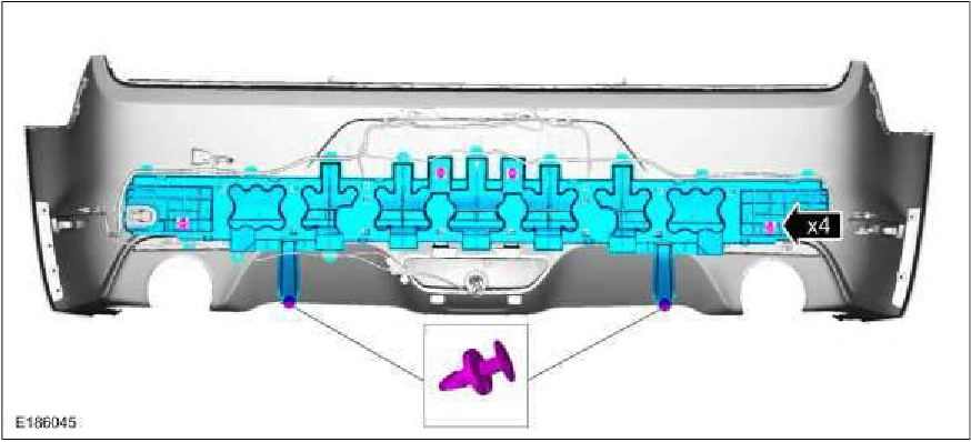 Rear Parking Aid Sensor — original illustration 2, reference 3984