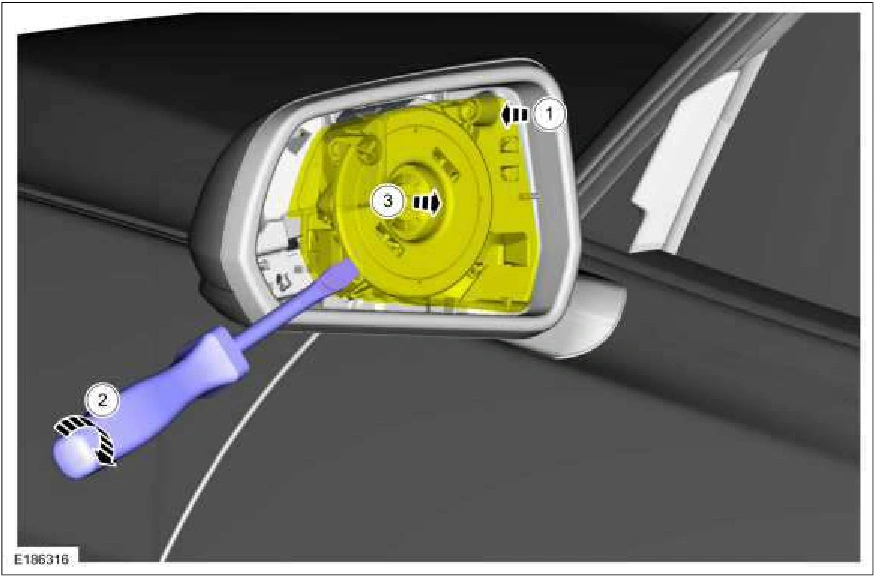 Exterior Mirror — original illustration 2, reference 959
