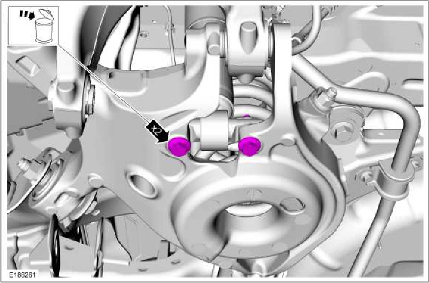 Rear Shock Absorber — original illustration 2, reference 2509