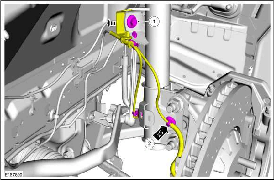 Front Strut and Spring Assembly — original illustration 1, reference 2450