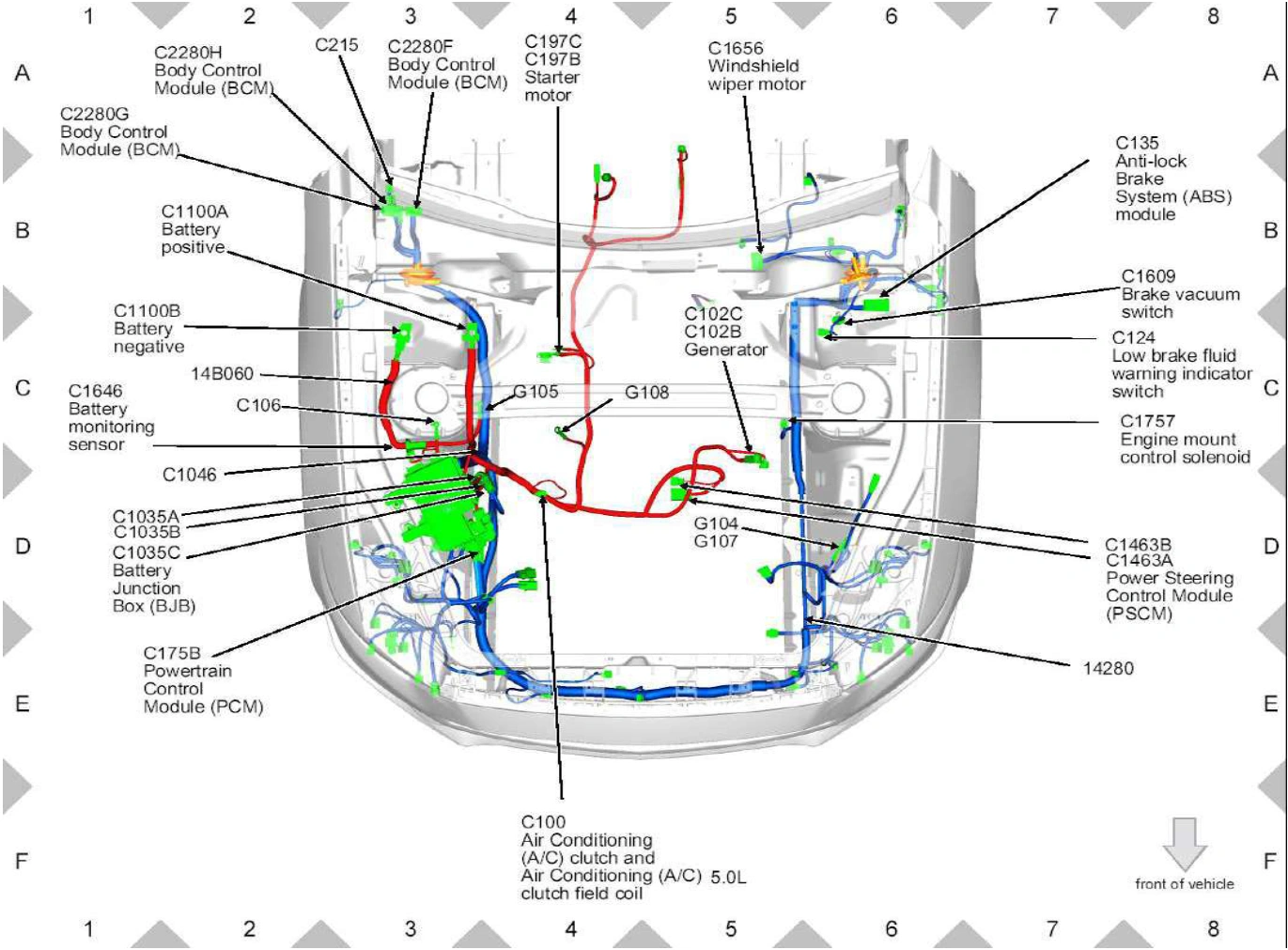 Wiring — original illustration 1, reference 6568