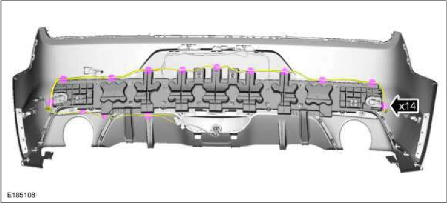 Rear Parking Aid Sensor — original illustration 1, reference 3984