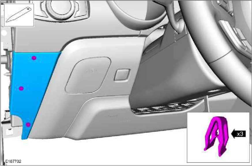 Driver Side Register — original illustration 1, reference 3775