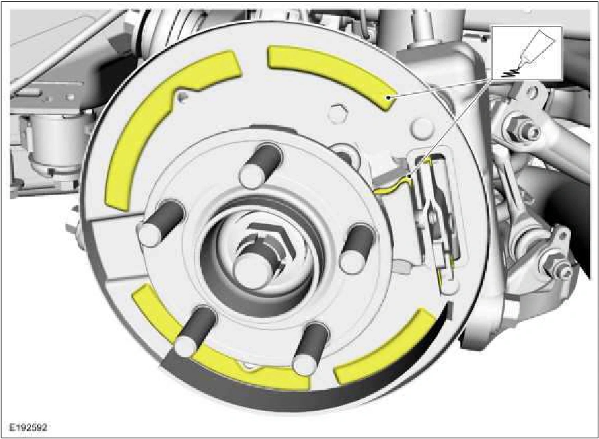 Parking Brake Shoes - Vehicles With: SVT Performance Package — original illustration 2, reference 2896