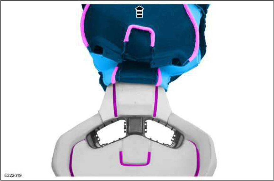 Front Seat Backrest Cover - Vehicles With: Recaro Seats — original illustration 2, reference 1138